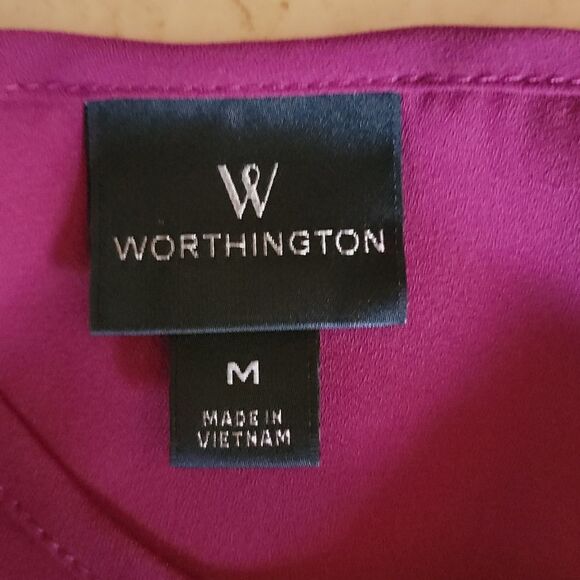 Worthington sleeveless blouse Size M - Picture 6 of 7